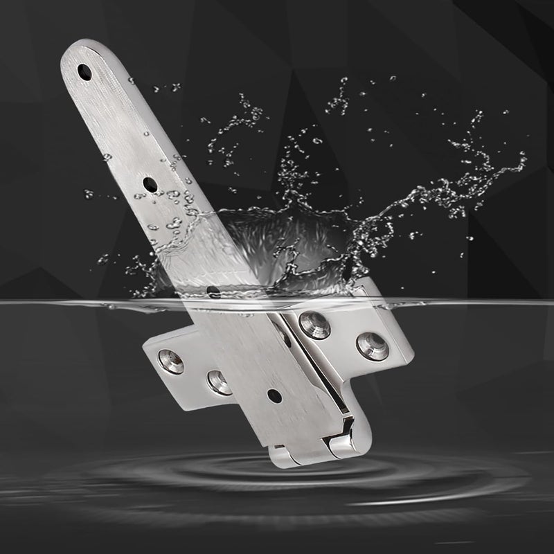 Laorde 316 Stainless Steel T Hinges Marine Grade Heavy Duty Boat Hatch Hinge Casting Cabinet Hardware Door Hinge with Screws - Image 5